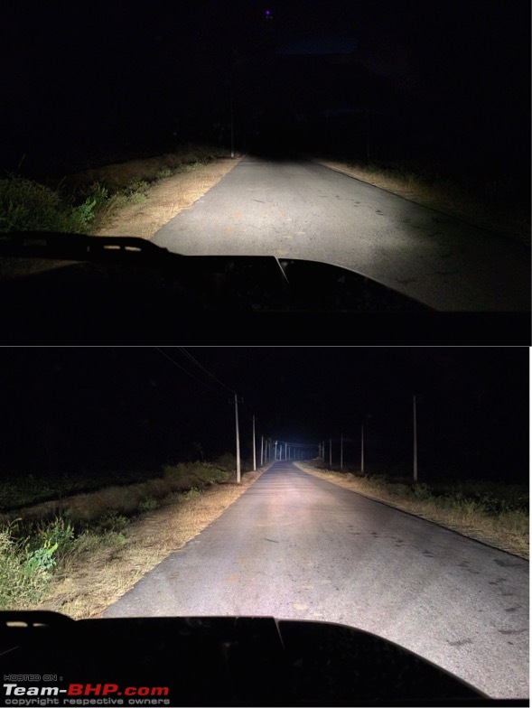 Review: 60W Cree LED Light Bar-stock-vs-aux-lights-throw.jpg