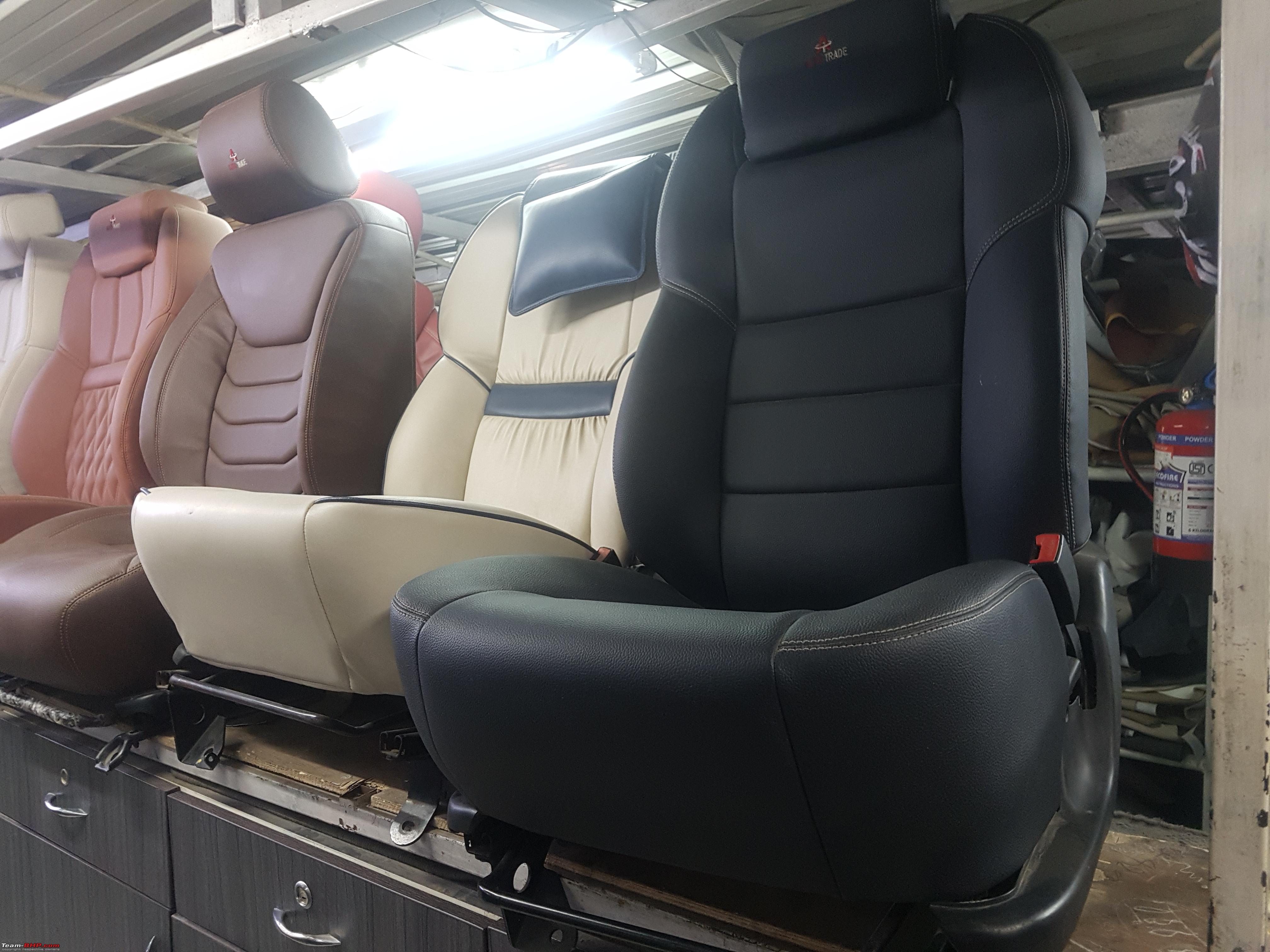Leather Pegasus Premium Black And Orange Car Seat Covers at Rs 5999/set in  Delhi