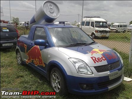 Pics of weird & wacky mod jobs in India!-maruti_swift_redbull.jpg