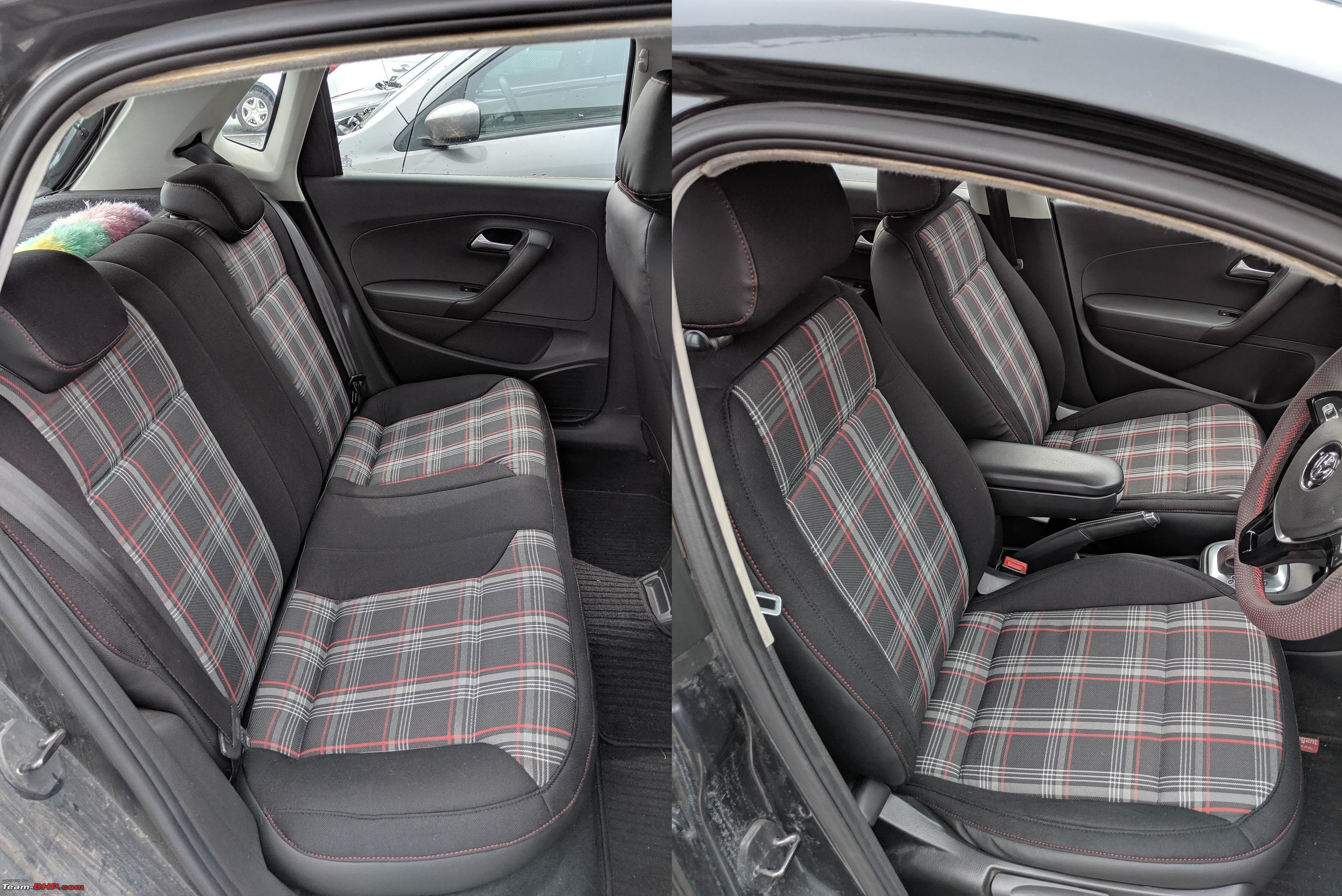 BLACK VOLKSWAGEN POLO GTI ALL YEAR Front Seat Covers / Protectors 1+1 | Heavy Duty Water Resistant