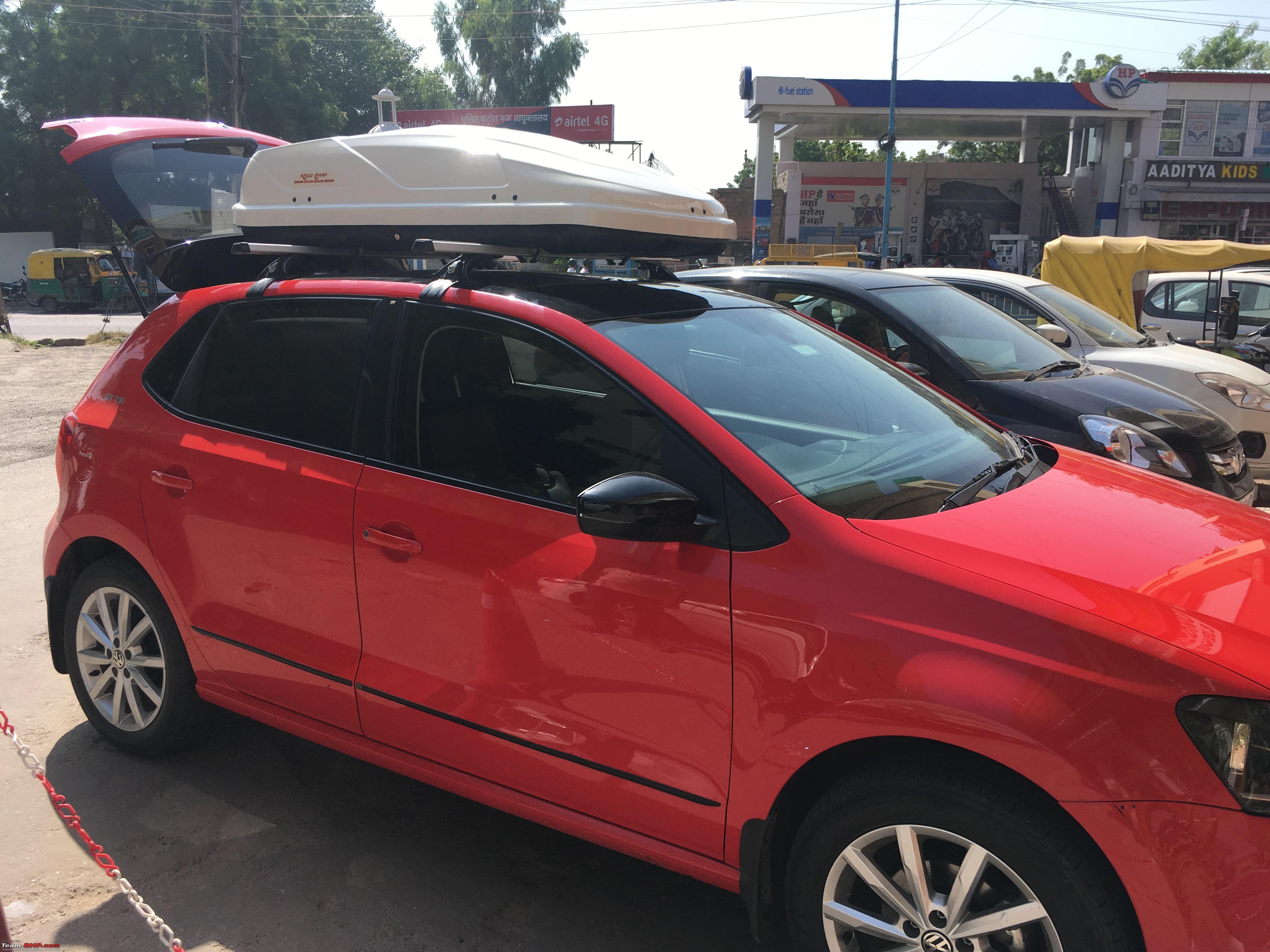 Added a Roof Box to my VW Polo (for extra luggage capacity) - Team-BHP