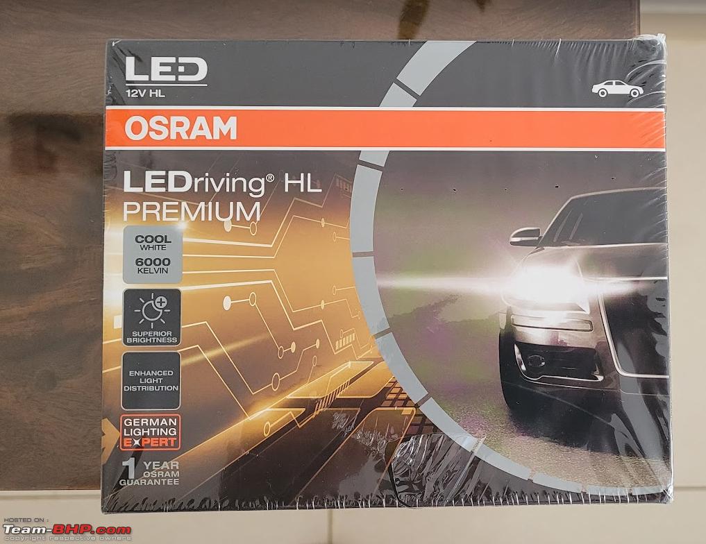 Review, Osram LEDriving HL Premium, 6000 Kelvin