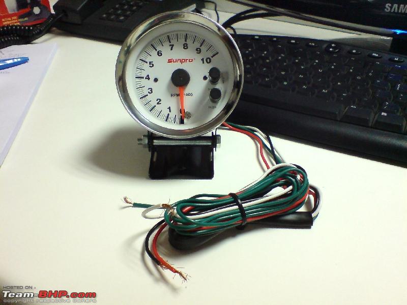 Tachometer wiring sunpro Faze Tach