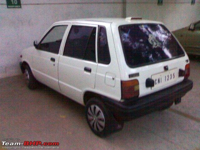 White Alto 800 Modified In Kerala