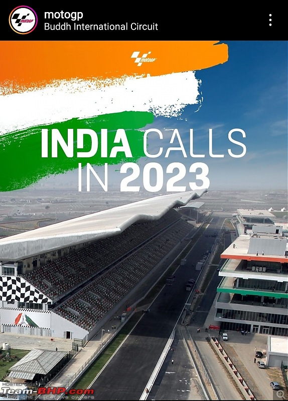 MotoGP coming to India in 2023!  Page 2  TeamBHP