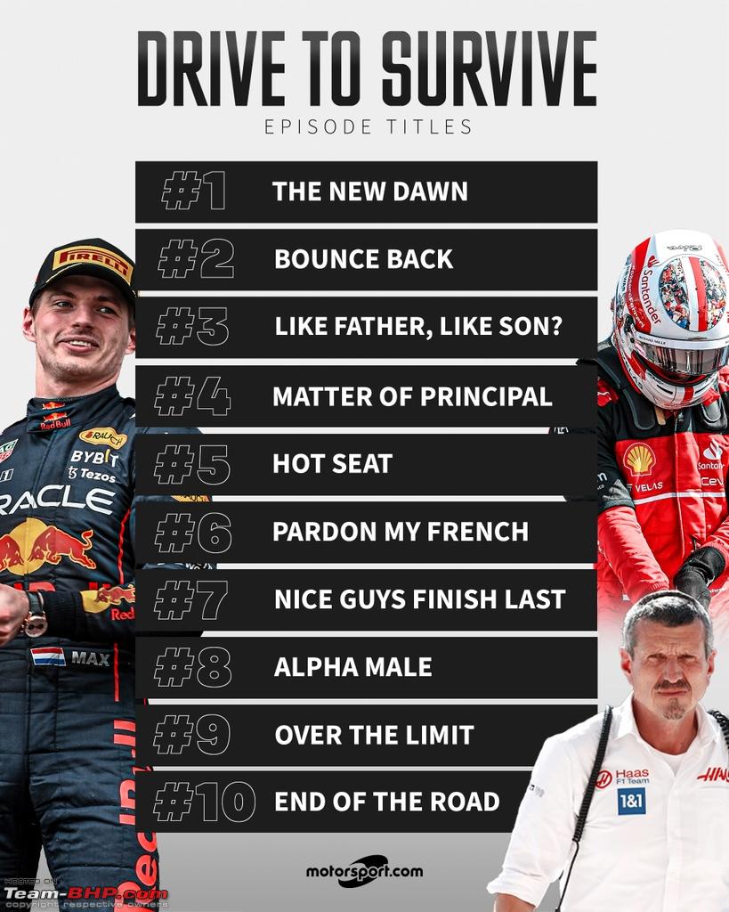 Drive to survive: Netflix's new F1 documentary series - Page 3 - Team-BHP