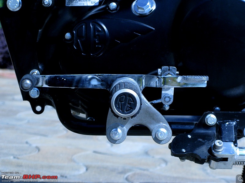 I Live again: Thunderbird 500 Ownership-gear-lever.jpg