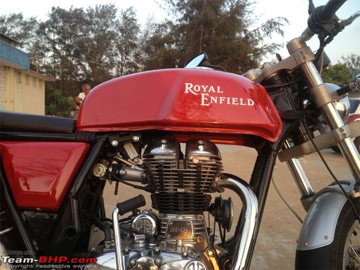 Royal Enfield Cafe Racer spotted testing. Edit: Now launched as Continental GT. Pg 10-30a.jpg