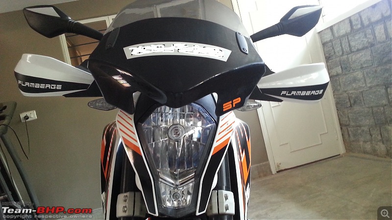 My Flamberge (KTM Duke 390) Ownership report - A middle aged man's perspective-new-stickers.jpg