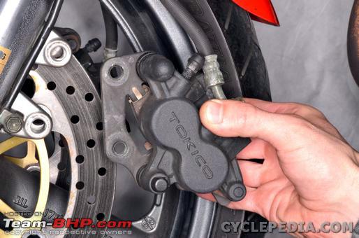 DIY: Servicing your Motorcycle's disc brake - Team-BHP