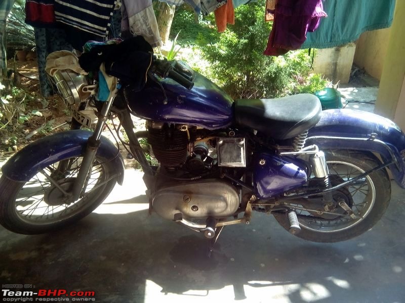 Reasonable charges or Royal loot? 1977 Enfield Standard 350 repairs-before.jpg