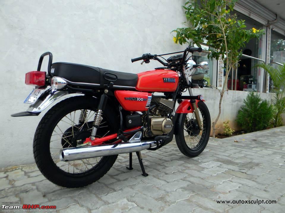 Simple Modified Matte Black Yamaha Rx 100 Modified