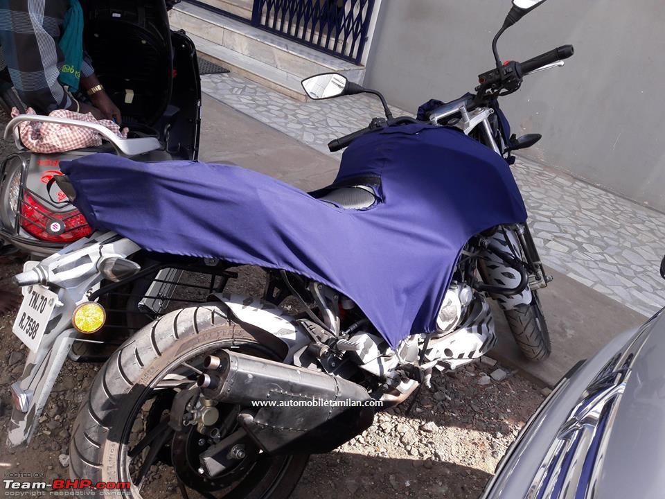 Scoop New Motorcycle Caught Testing Is This The Tvs Draken