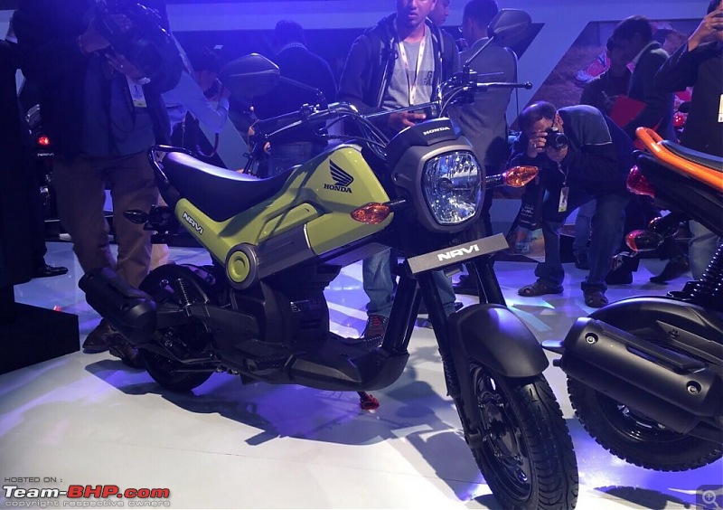 Honda Navi: A scooter disguised as a bike-hondanaviatautoexpo20161024x768.jpg