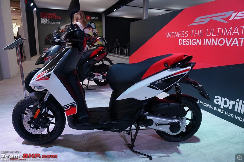 Aprilia SR 150 unveiled at the Auto Expo. EDIT: Priced at Rs. 65,000-2.jpg