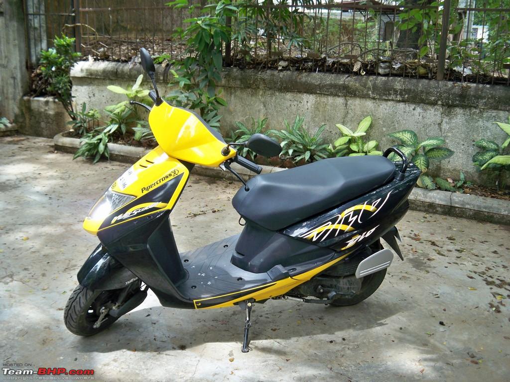 My Honda Dio My Very Own Bumblebee Now With Carbon Fiber Team Bhp