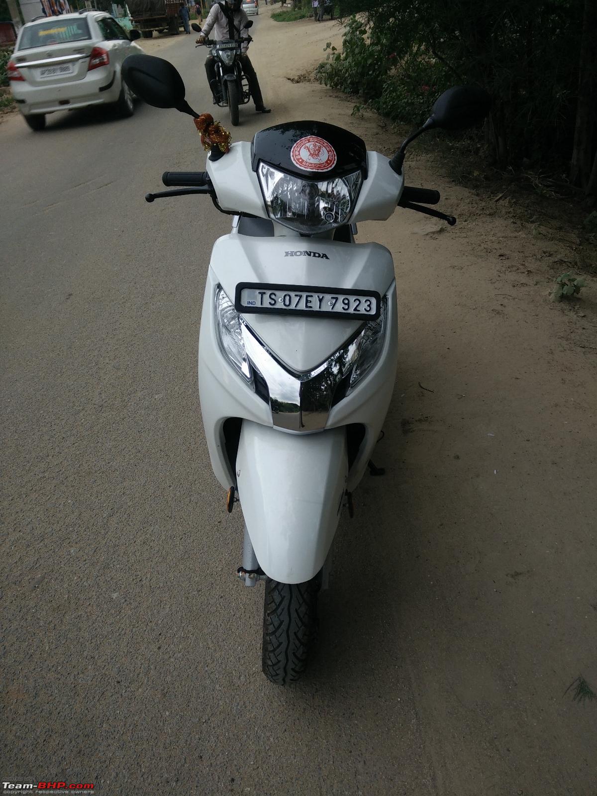 Review Honda Activa 125 Pearl Amazing White Edit Now Sold Page 5 Team Bhp