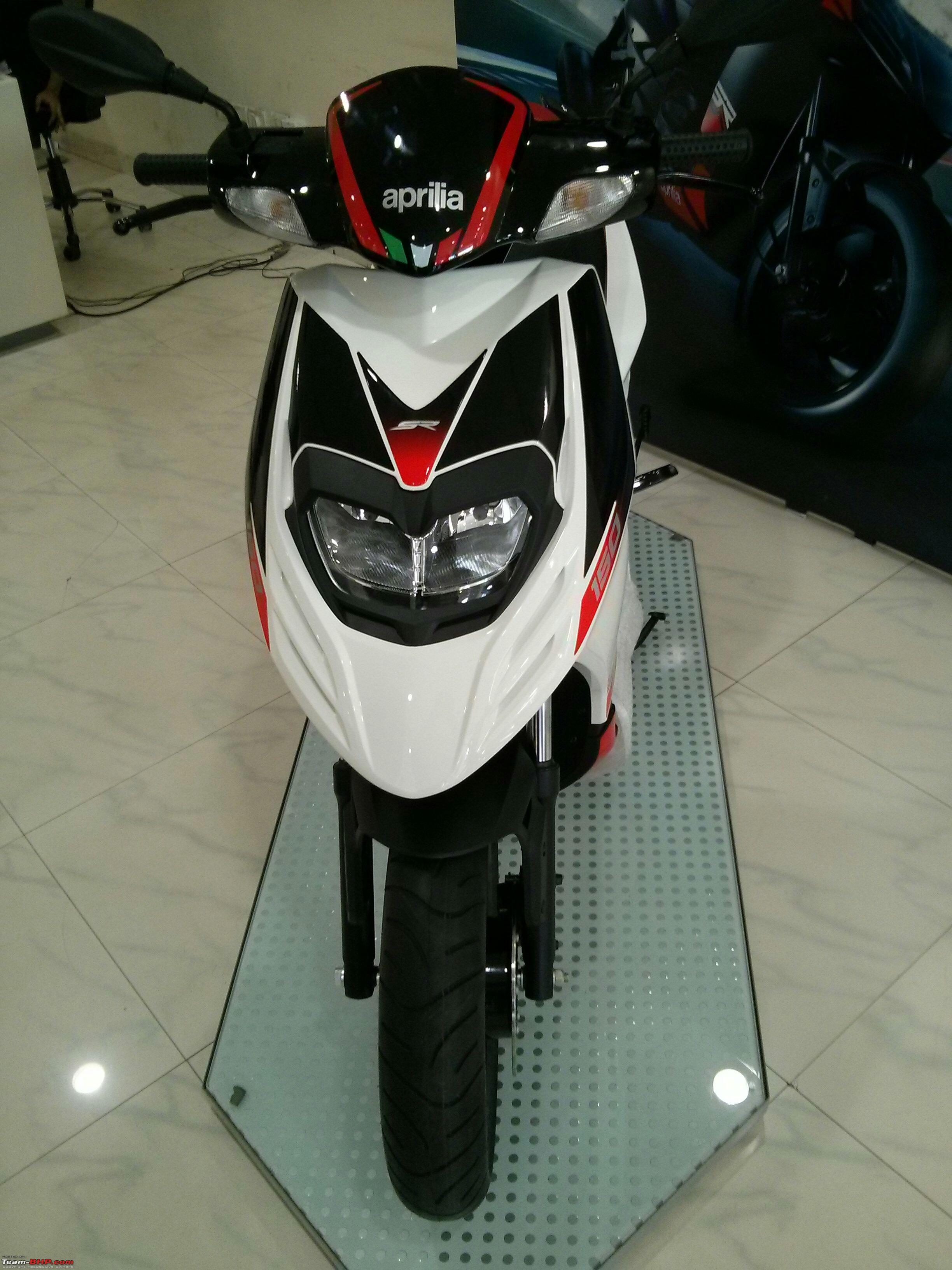 aprilia sr 150 on road price