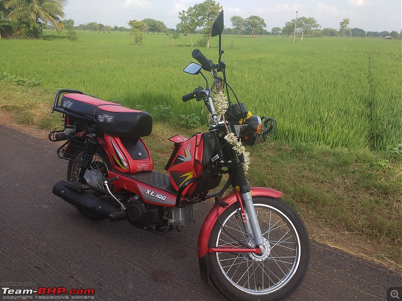 TVS XL 100 - Ownership Review-allwithgrass.jpg