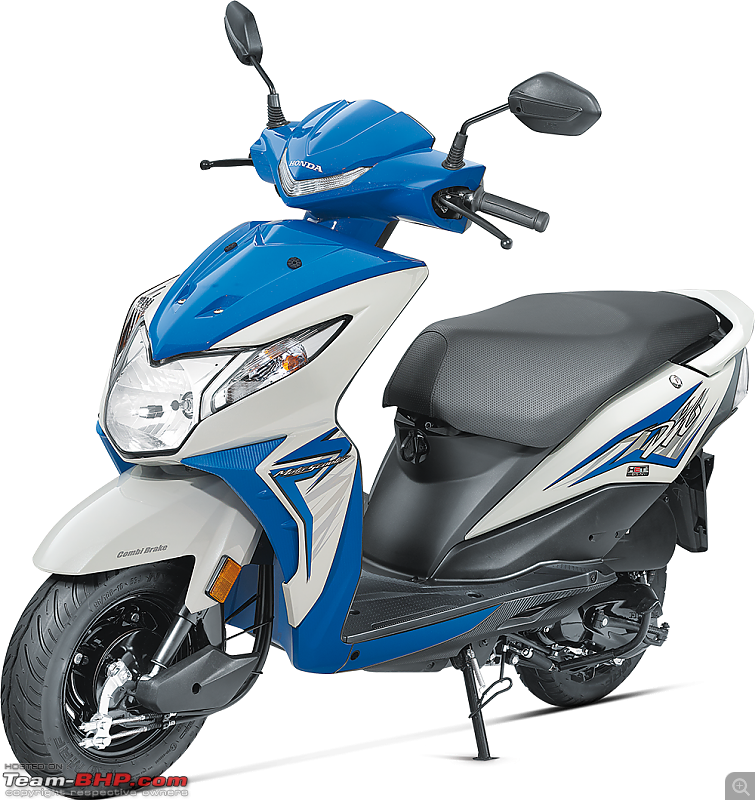 2017 Honda Dio leaked: The Motoscoot gets snazzier-frontblue.png