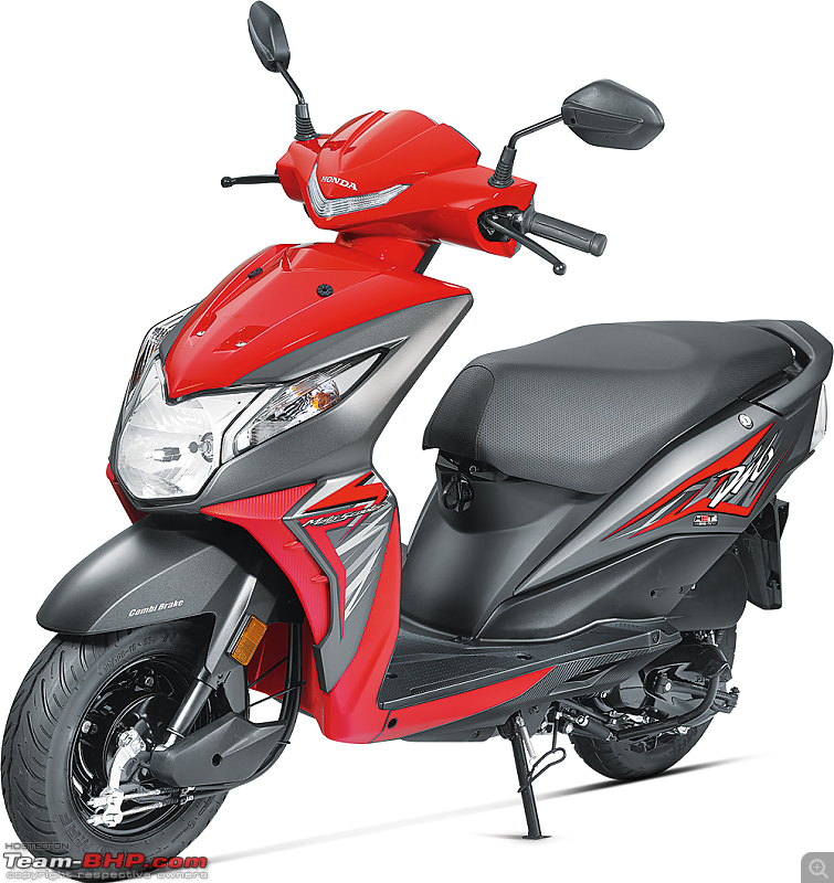 2017 Honda Dio leaked: The Motoscoot gets snazzier-frontred.png