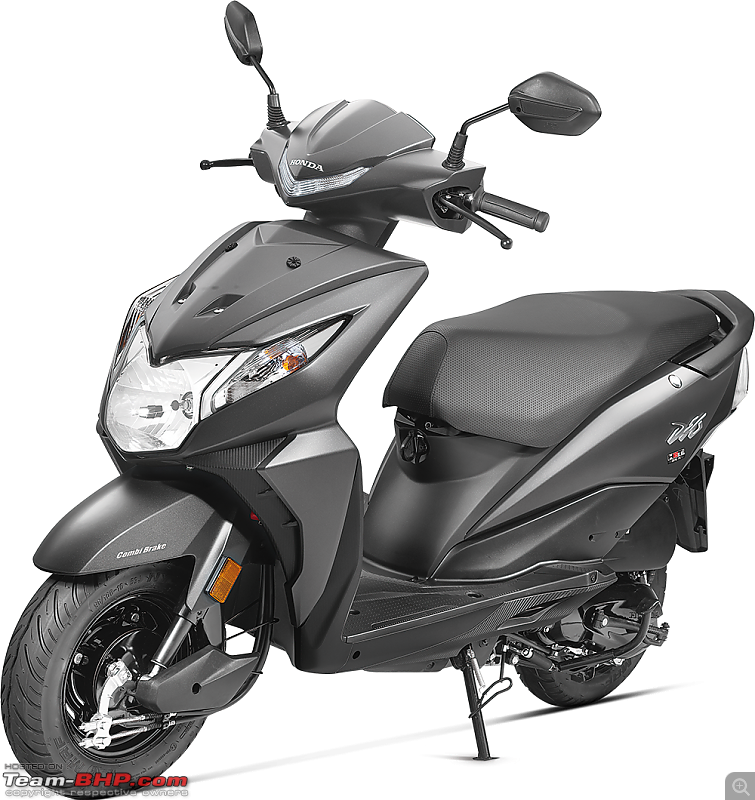 2017 Honda Dio leaked: The Motoscoot gets snazzier-frontgray.png