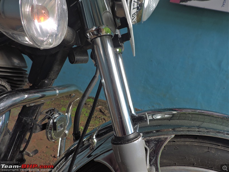 Ownership Review: Royal Enfield Bullet 350 ES-31.-frontsuspension.jpg