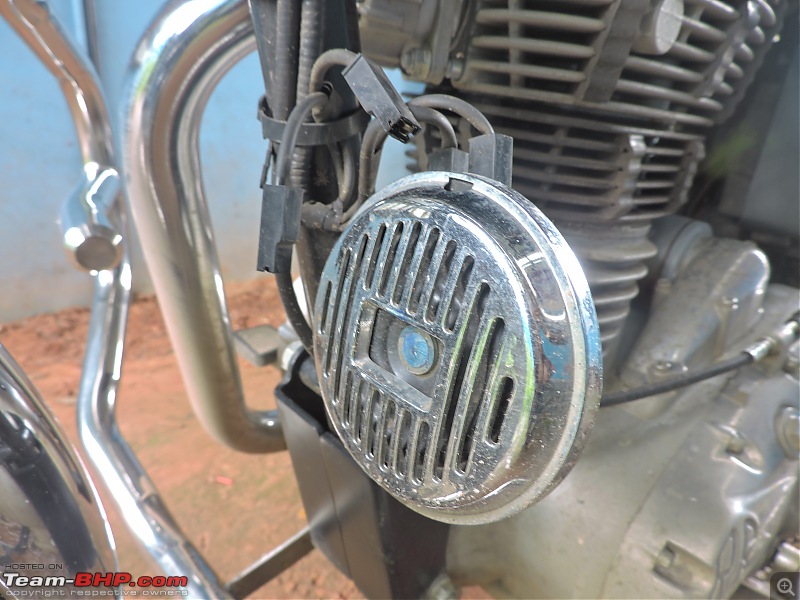 Ownership Review: Royal Enfield Bullet 350 ES-40.-hornwithextrraprovision.jpg