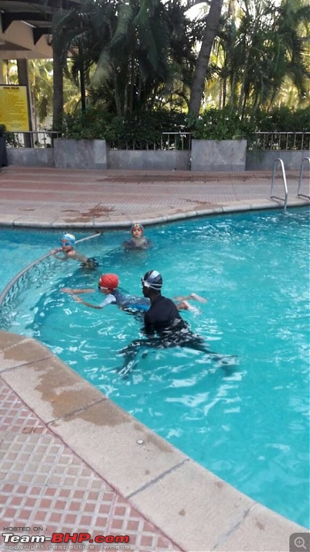 She runs! TVS Scooty converted to a Pocket Bike-swimming.jpg