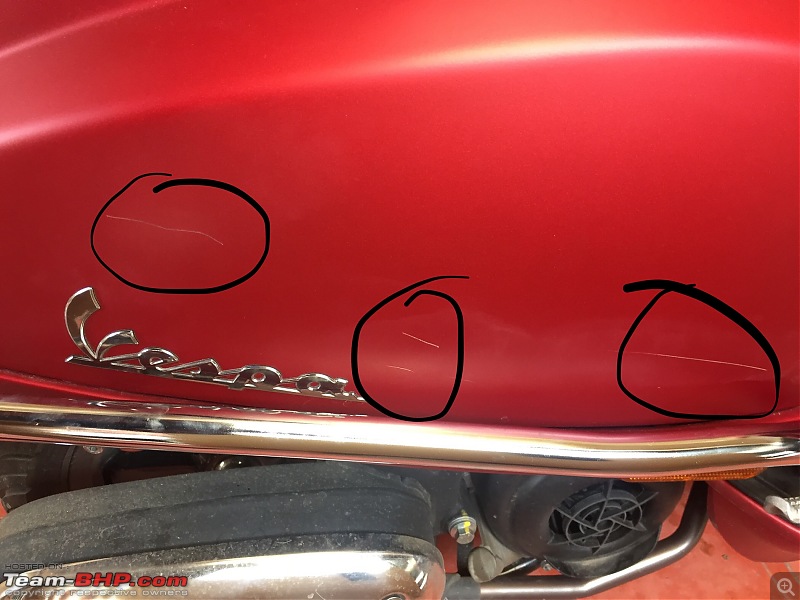 Another Italian joins the stable - Our Matt Red Vespa 150-vespa-damage.jpg