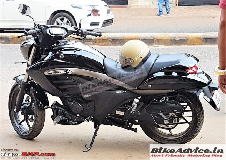 The Suzuki 155cc Intruder. EDIT: Launched at Rs. 98,340-suzukiintruder150picslivebikeadvice3768x546.jpg