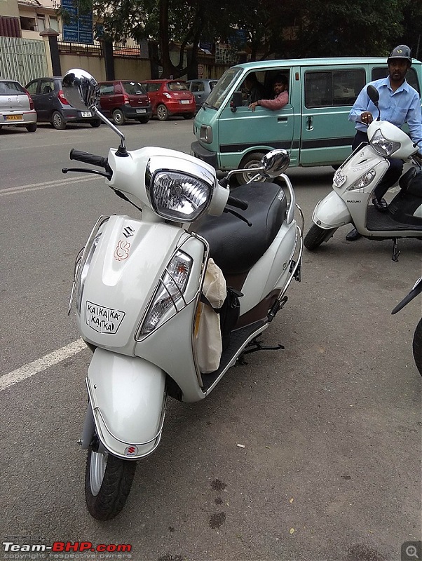 My Milky Bar: Suzuki Access 125 Special Edition. 52 months and 18,000 kms completed!-1.jpg
