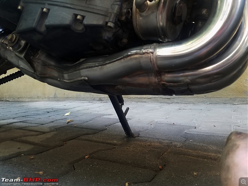 DIY: Cleaning the Headers & Exhaust Pipes of a motorcycle - Team-BHP