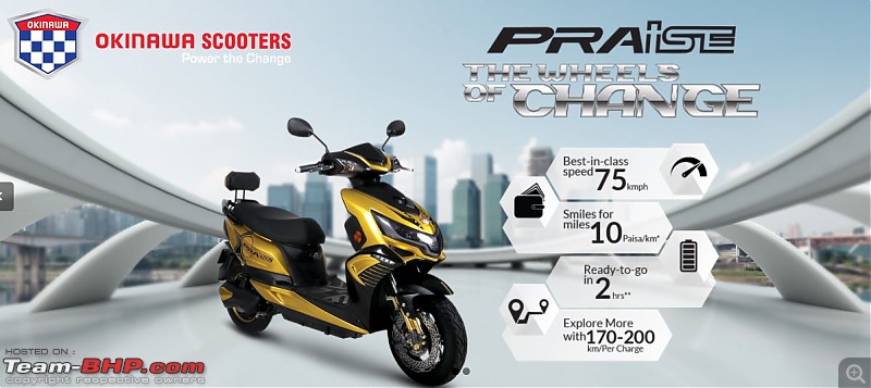 Okinawa Praise e-scooter to be launched in December 2017. Edit: Launched at Rs. 59,889-okinawa-praise.jpg