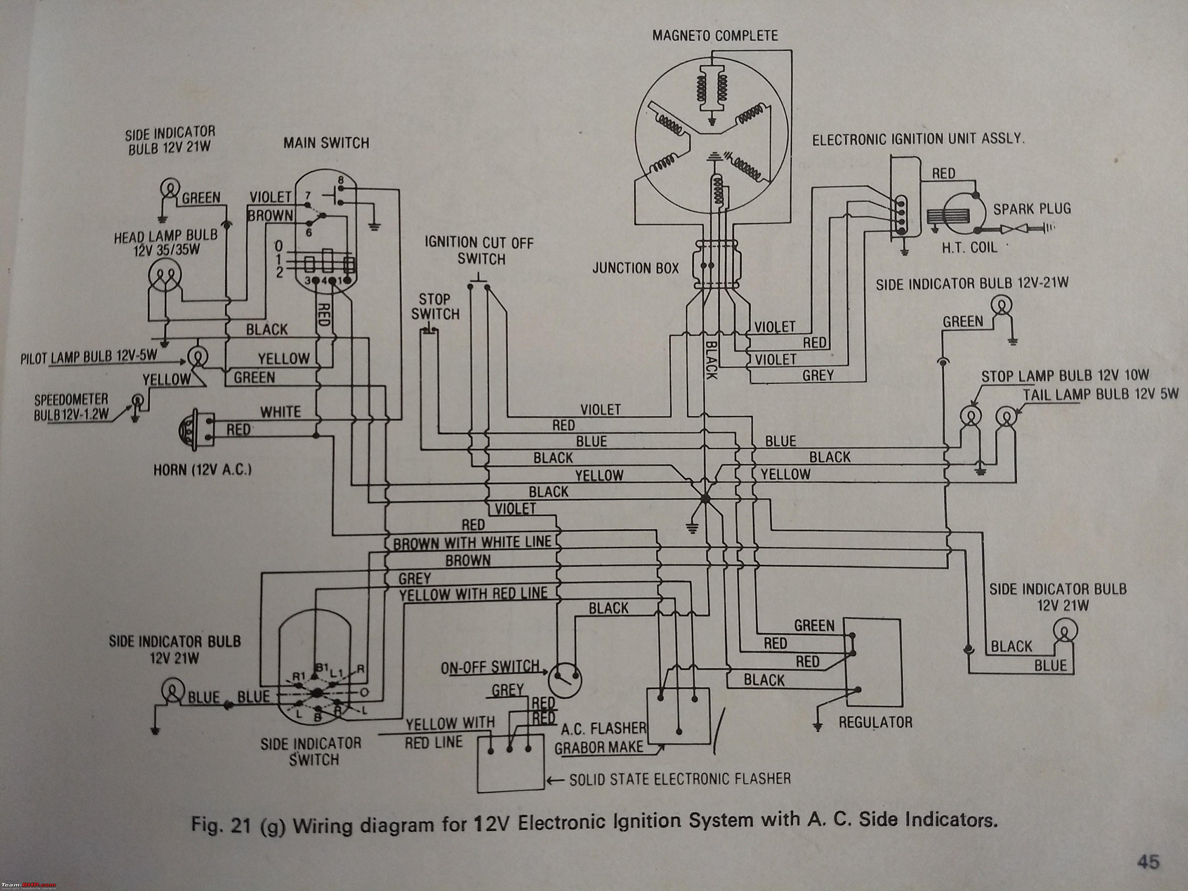 1970 Honda Tc 90 K-2 Wiring Diagram from www.team-bhp.com