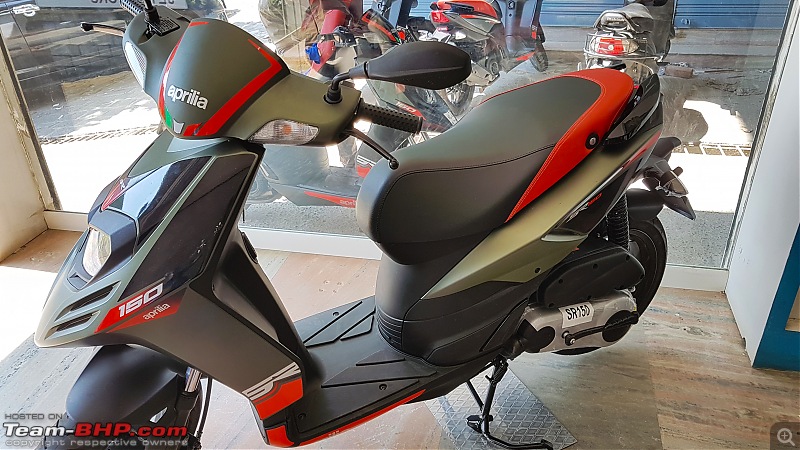 Aprilia SR 150 unveiled at the Auto Expo. EDIT: Priced at Rs. 65,000-20171229_115837.jpg