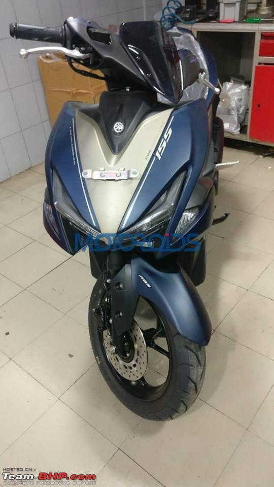 Yamaha Aerox 155 Scooter spotted in India Team BHP