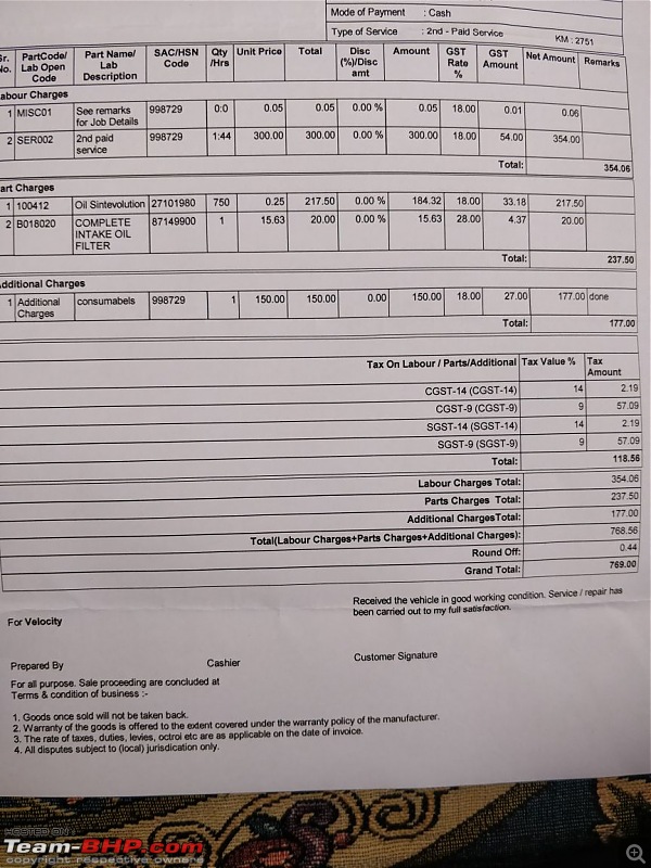 Buraq: My Aprilia SR 150-invoice.jpeg