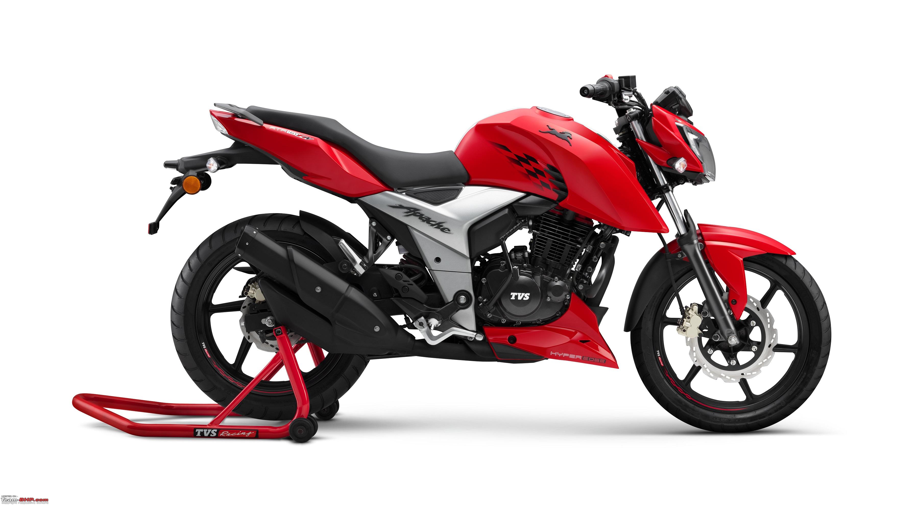 2018 Tvs Apache Rtr 160 4v Launched At Rs 81 490 Team Bhp