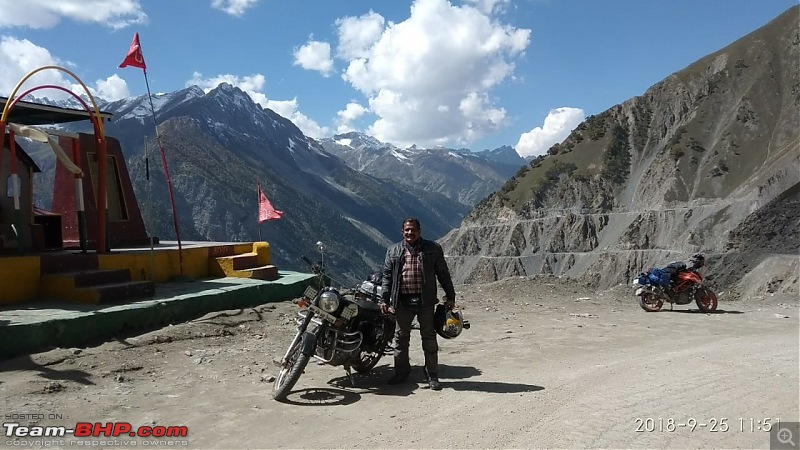 Vernon Franklin, 67, does Leh-Ladakh solo ride on an Enfield. EDIT : Now Nagpur-Kanyakumari too-img20181011wa0011.jpg