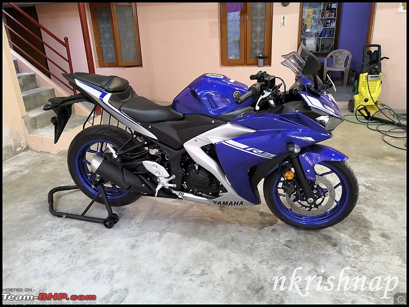 Yamaha YZF-R3 : Ownership Review-getting-ready-wash.jpg