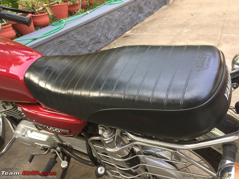 Reviving the legend - My Yamaha RX100-seat.jpg