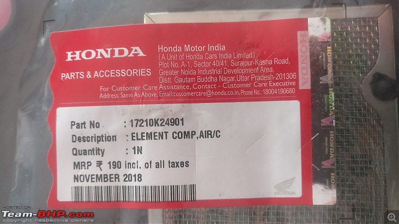 Review: Honda Activa 125 (Pearl Amazing White). EDIT - Now sold-10.-air-filter.jpg