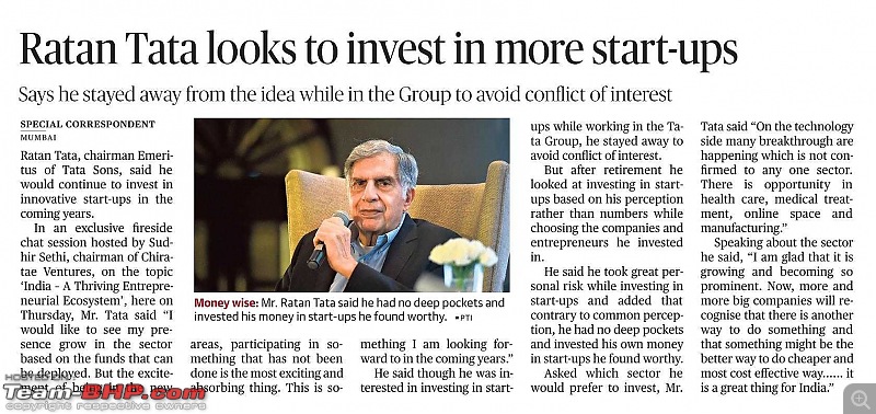 Ratan Tata to invest in e-bike maker Tork Motors-tata_startups.jpg