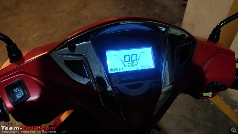 Review: Hero Optima E5 electric scooter-speedo-trip-meter.jpg