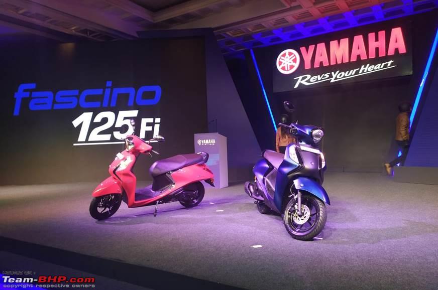 Yamaha Fascino 125 Fi Bs6 Launched At Rs 66 430 Team Bhp