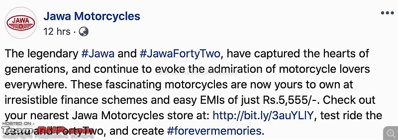 Mahindra is bringing Jawa back. EDIT: Launched @ Rs 1.55 lakh-jawaemischemelaunchdiscount2.jpg