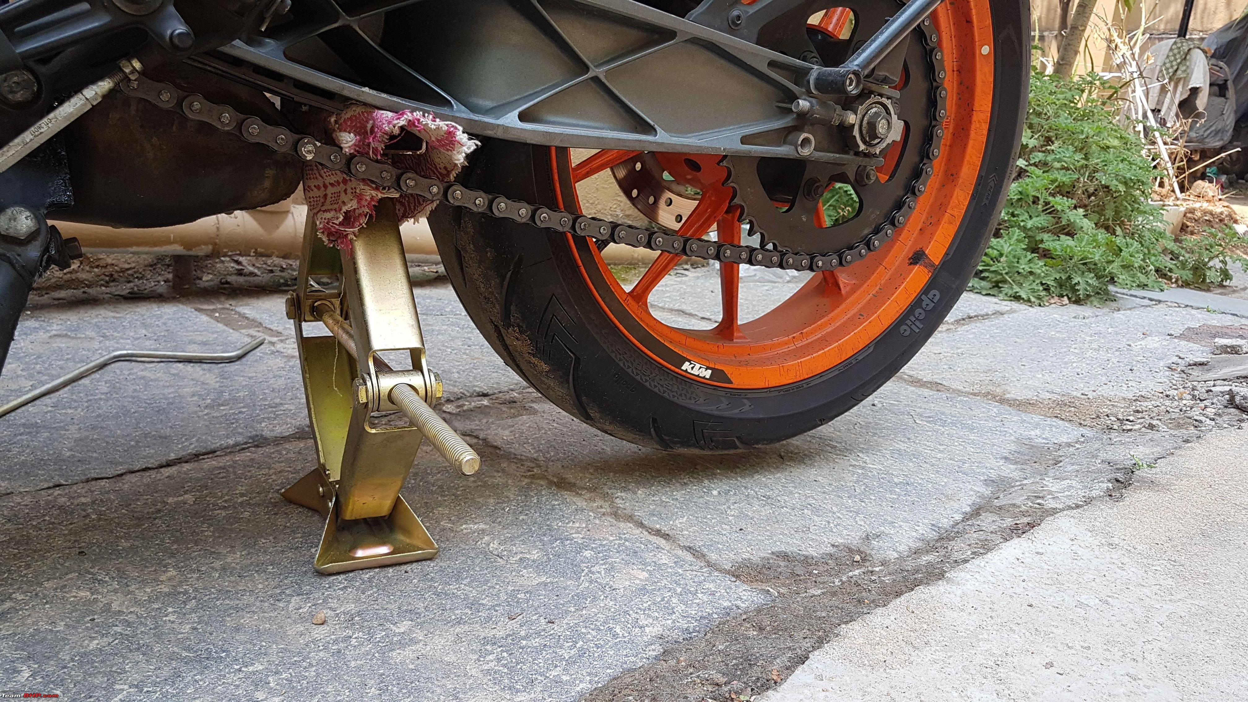 Diy Motorcycle Front Stand - Do It Your Self