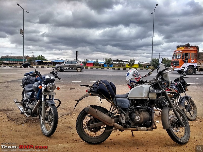 Southern Bliss | A motorcycle ride through TN-KA-PY-MH-bikes-highway-return.jpg