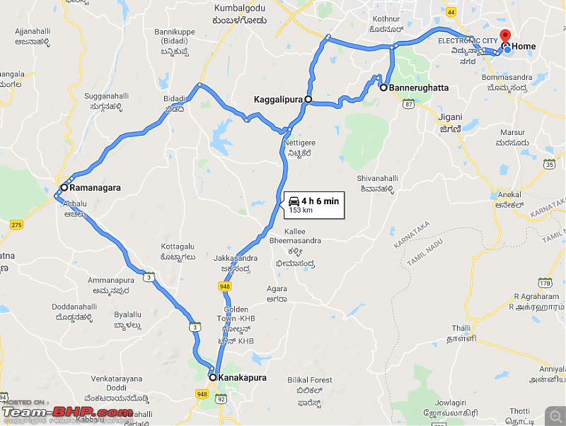 Bangalore - Sunday Morning Short Rides-ride-map.png